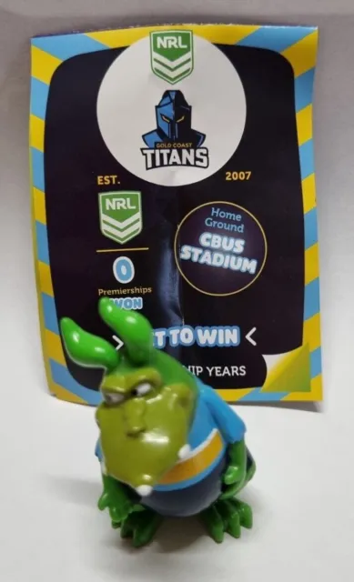 2023 NRL Yowies ,  Gold Coast Titans , Collectable Figurine