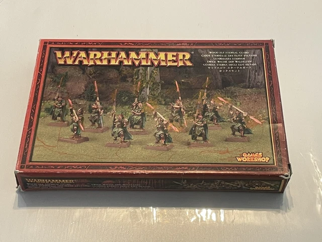 Warhammer Wood Elf Eternal Guard x15 metal Games Workshop AoS The Old World