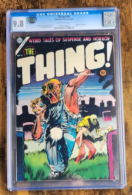 The Thing 16 - CGC 9.8 - Black Cat Collection / Pedigree - Charlton 1952 Horror