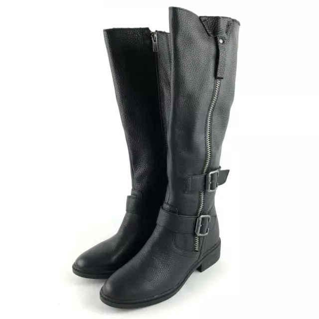 American Rag Women's Collin Leather Boots Size 5M (Black)