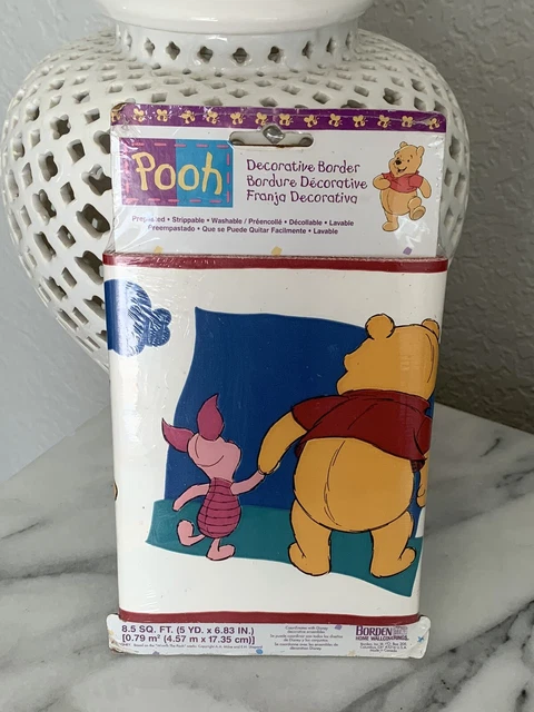 Disney Winnie Pooh Piglet Wallpaper Decor Border 5yd Prepasted Washable