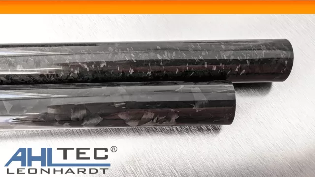 CFK - Carbon Rohr gewickelt 7x5-50x48x1000 mm geschliffen und lackiert