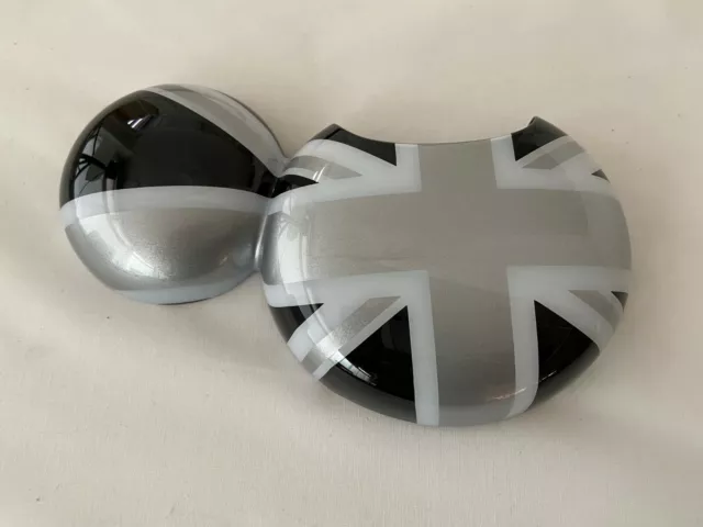 DREHZAHLMESSER COVER UNION JACK BLACK FÜR MINI COOPER  R57 R59  mit OPEN TIMER