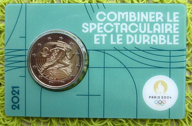 2 EURO 2021 COMBINER LE SPECTACULAIRE ET LE DURABLE - COINCARD EUR 10 ...