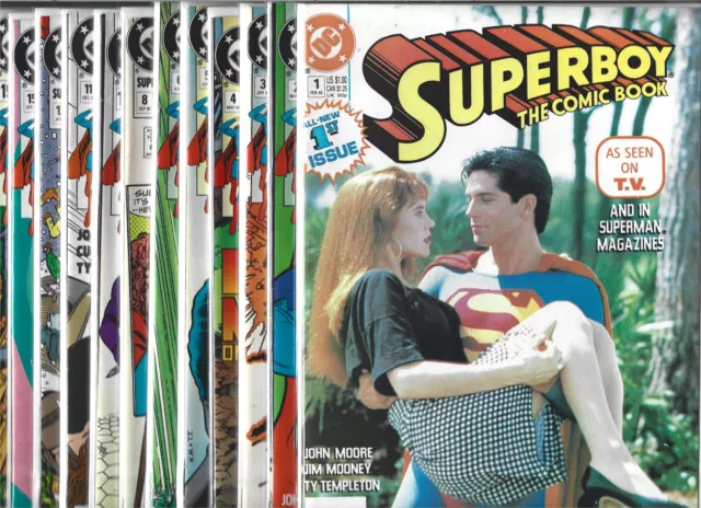 Superboy The Comic Book Lot Of 12 - #1 2 3 4 5 6 8 10 11 12 15 18 (Vf/Nm) Copper