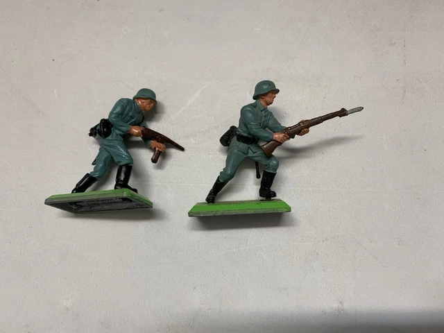 Britains Deetail - Série WW2 Allemand : Mortier & Servants (Réf. 7333) - Figurines Militaires Vintage