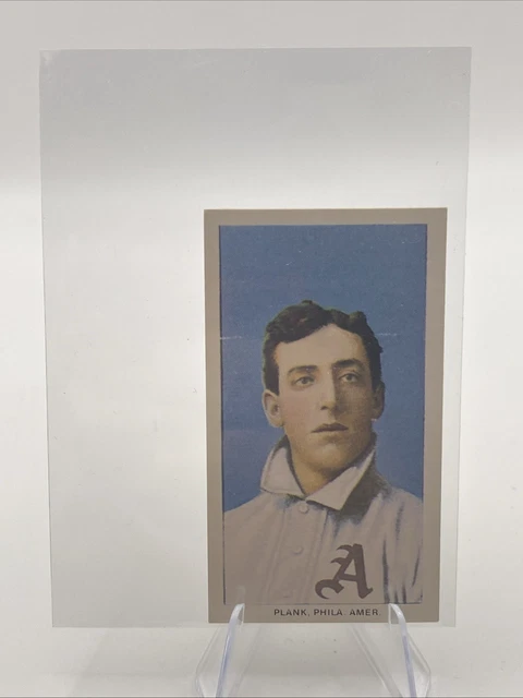 eddie plank 1910 tobacco card reprint Why 1909-11 T206 Eddie Plank card up for bid at PWCC is so rare Eddie Plank T206 FOR SALE!