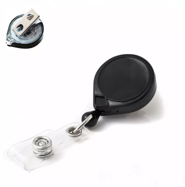 25 Pack - Translucent Badge Reels with Swiveling Alligator Clip by  Specialist ID