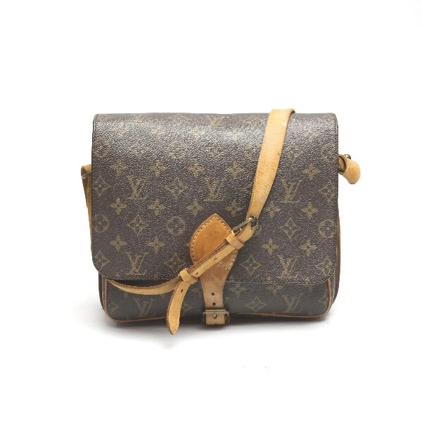 Cartesier Discontinued Model M51252 Louis Vuitton Brown Shoulder Bag Lv Ss Seco
