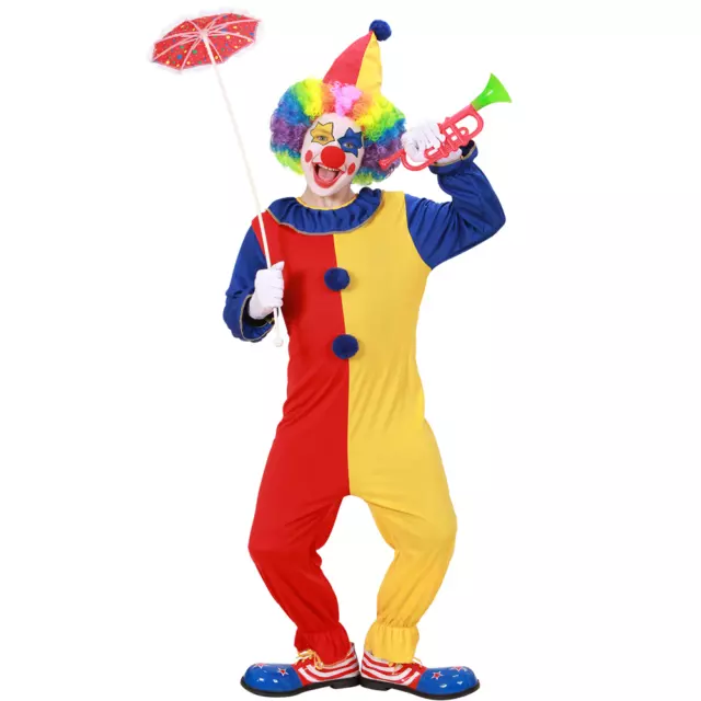 Costume Vestito Abito Travestimento Carnevale Cosplay Bambino - Clown Pagliaccio