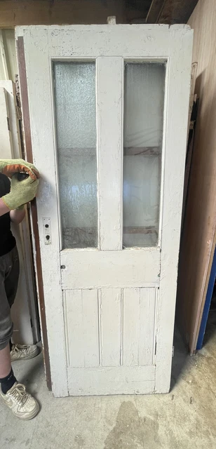 Reclaimed Internal Victorian 4 panel Oak Door