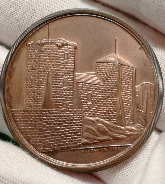 Great Britain Historical medal 1904 Newport Education School Mint State