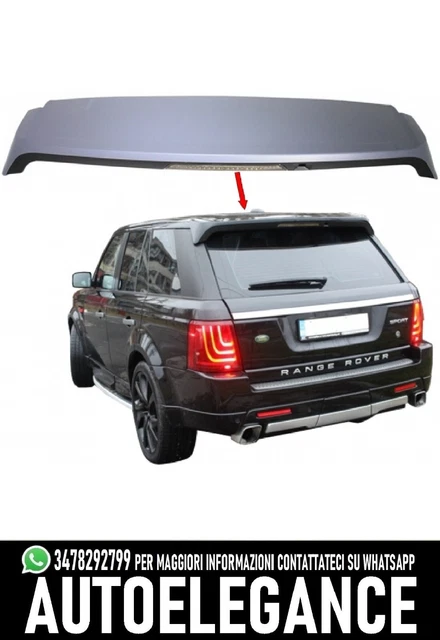 Décoration Voiture ABS Badge Sport Range Rover Evoque Noir Brillant ABS 3D - Autocollant Coffre Pour L494 L320 - Accessoire Tuning Badge Sport Svr