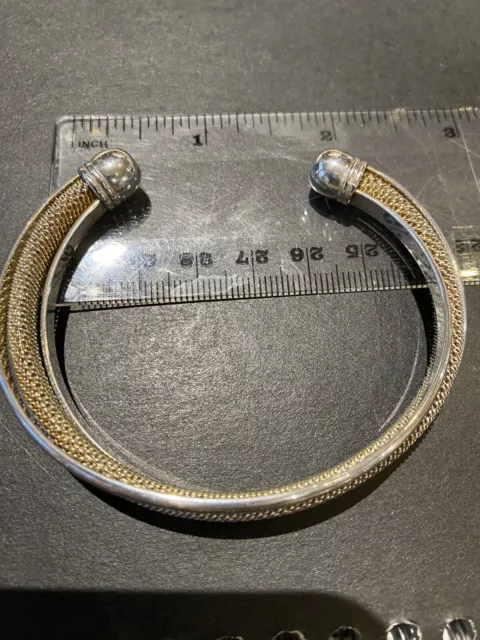 silver torque bangles 925, Unusual Design, Marked 925