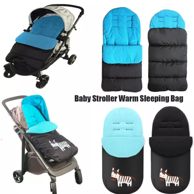 Baby Winter Wrap Sleeping Bag Warm Swaddle Blanket Infant Stroller Mat Windproof