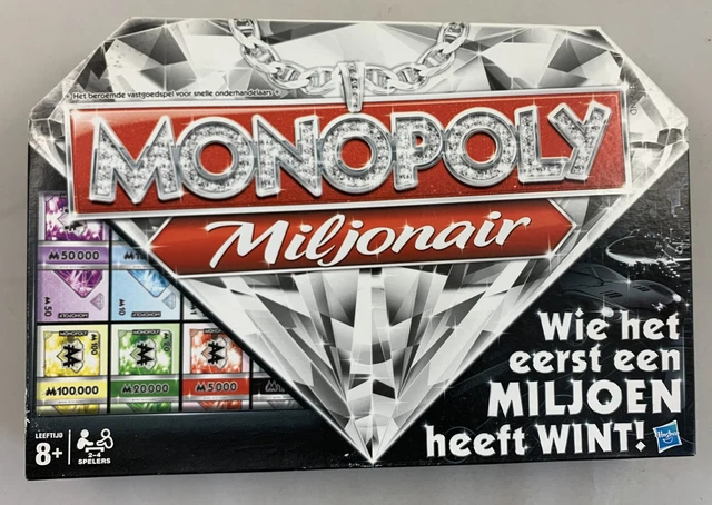 Monopoly Miljonair Bordspel Gezelschapsspel Spel Compleet Nederlands Hasbro 2012