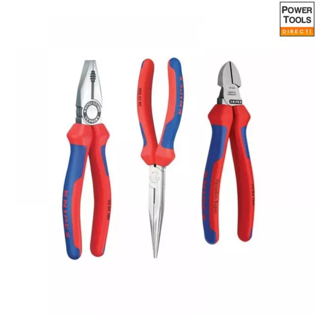 Paquete de alicates Knipex, 3 piezas