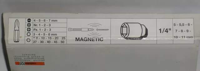 Meister Professional Bit Box 34 tlg, 10 Torx Bits, magnetisch, Chrom Vanadium 3