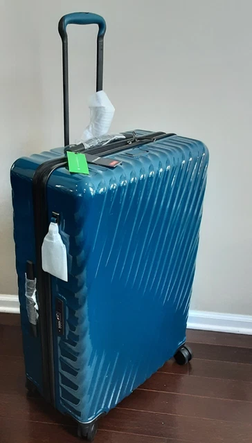 NWT TUMI Extended Trip Expandable 4 Wheel Packing 30.5" Case Dark Turquoise $950 2