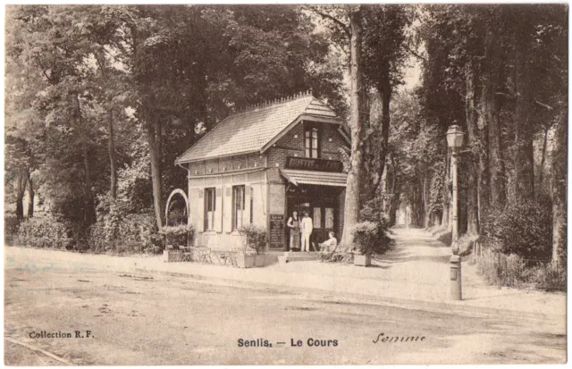 CPA 60 - SENLIS (Oise) - Le Cours (small animation) - coll. R.F.