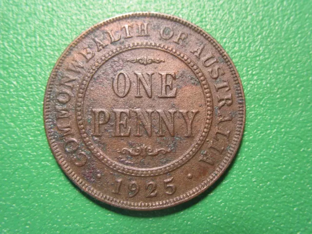 1925  PENNY     1  RARE  COIN   but LOWER GRADE