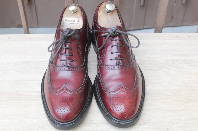 Chaussures Richelieu Berluti Olga - Cuir Camel, Pointure 43, 6 Œillets, Occasion Très Bon État