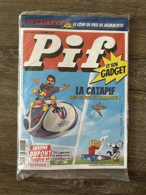 Pif Gadget - RARE AVEC GADGET Sous blister PIF GADGET N°14 Nouvelle série 2005 boomerang vert