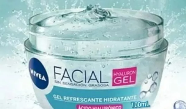 Nivea Crema Facial Hyaluron Gel Hydrating Facial Gel Acido Hialu 100ml