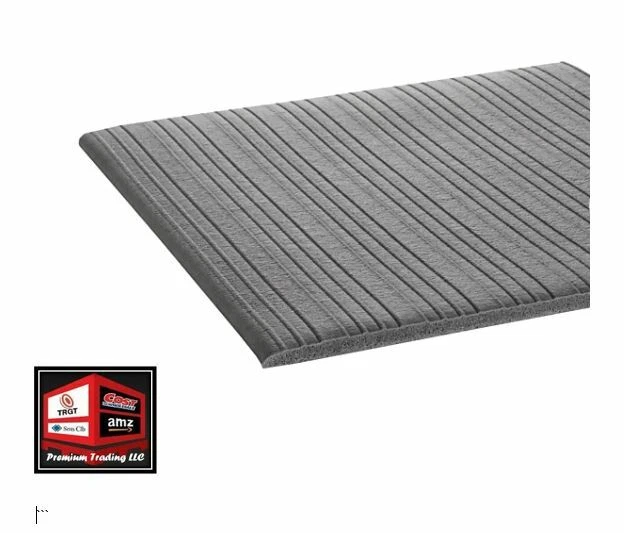 Crown Tuff-Spun Foot-Lover Anti-Fatigue Floor Mat, 27" x 36", Gray (CWNFJS736GY)