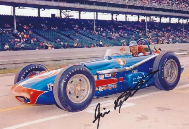 Jim Rathmann - Orig Signed Photo:  Deceased Indy 500-Winner - Rare