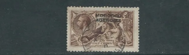 Großbritannien Pos Marokko Agencies (Br) 1914-21 Seepferdchen (Scott 217) VF