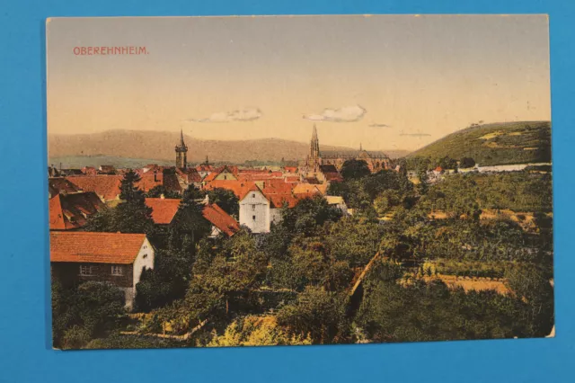 Alsace Bas-Rhin Elsass 67 AK CPA Oberehnheim 1917 Obernai Ville Maisons Eglise