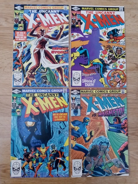 Uncanny X-men #147, 148, 149 & 150 High grade, near mint run 🔥 1st Caliban