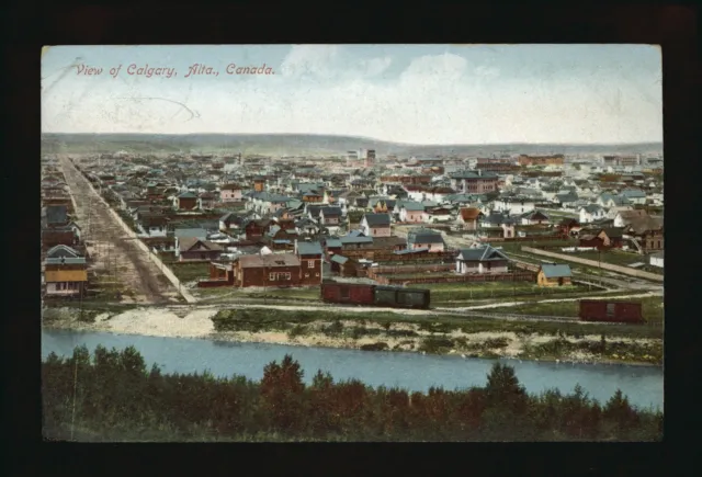 View of Calgary Alberta Canada Calgary Alberta Canada Historic Old Photo