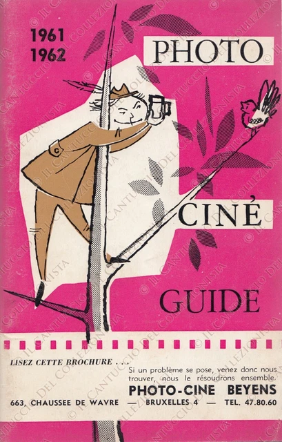 1961 Photo-cine Beyens guide Catalogue Camera Photography *booklet