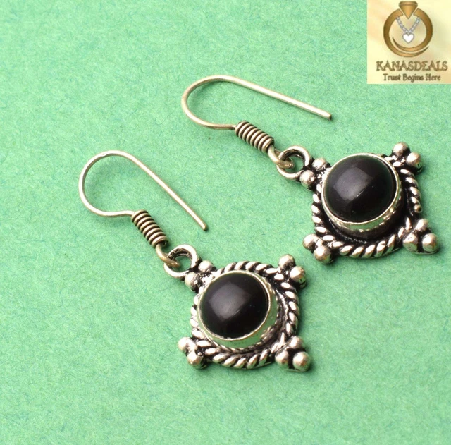 Black Onyx Plated Earring Jewellery Magnificent 6 GM Lowest Priced @0.99-64248