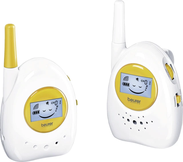 Beurer Babyphone BY 84 bis zu 800 m, LCD-Display, Akku NEU OVP