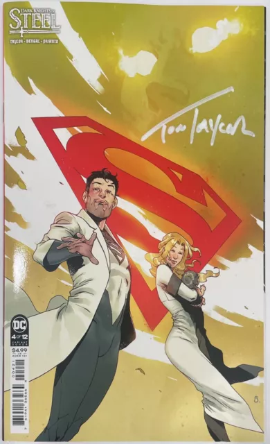 Dark Knights Of Steel #4 1:25 Bengal Variant Signed By Tom Taylor