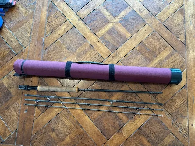 Custom made Fly Rod 8/9WT 4 Piece  9' with padded case