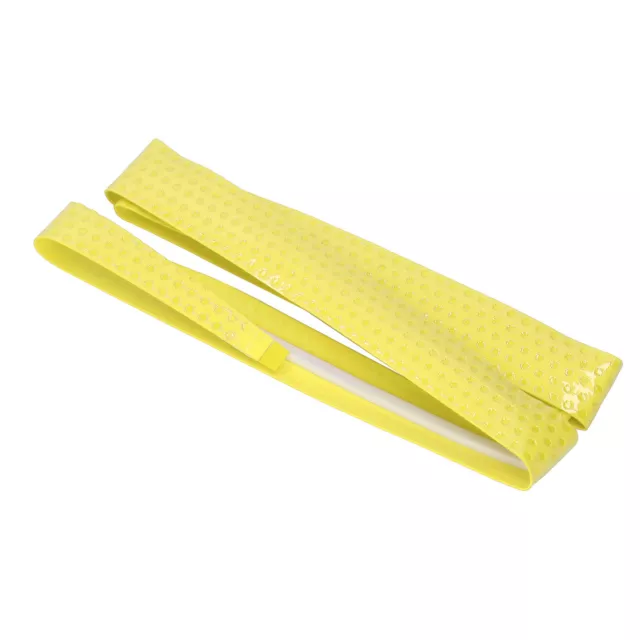 (Yellow)Badminton Grip Tape No Slippage Easy To Install PU Badminton Overgrip