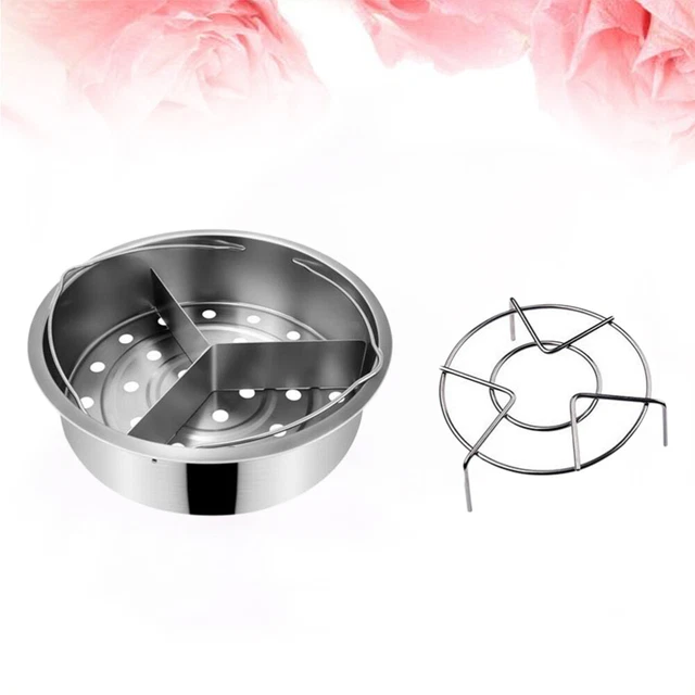 STEAMING RACK PRESSURE Cooker Basket Cooking Steamer Pot Holder £25.35 ...
