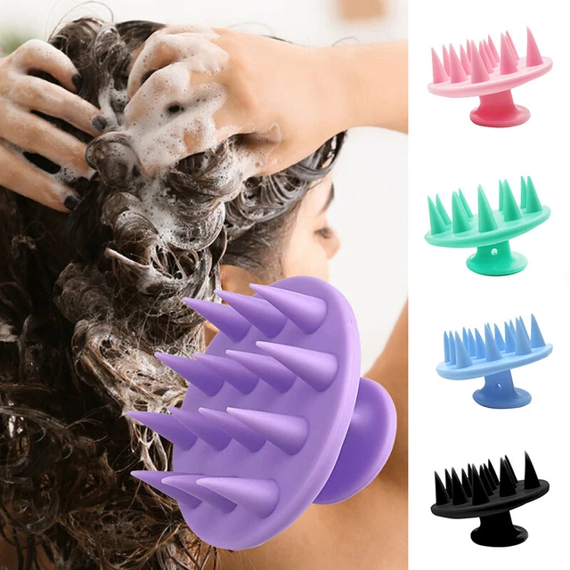 Peigne De Massage En Silicone Pour Lavage Cheveux - Accessoire Coiffure - Neuf