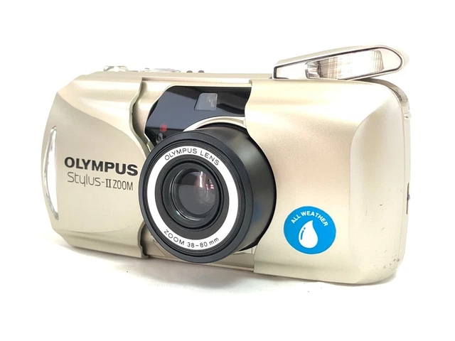 【Near MINT++ in BOX】Olympus Stylus II ZOOM Mju Point & Shoot 35mm Film Camera JP 3