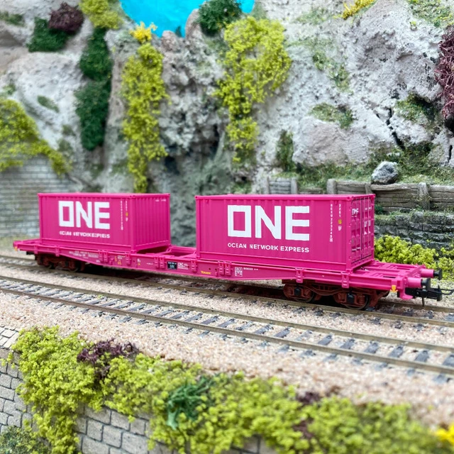 Wagon Porte-conteneurs SGSS/Spedirail/SNCF époque V Jouef HJ6303 - Échelle HO 1/87 - Neuf Sous Boîte