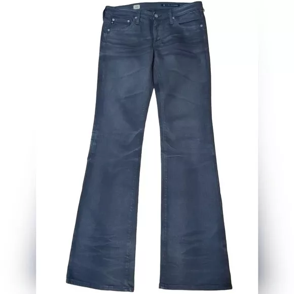 Adriano Goldschmied Jeans Womens 29R Gray Denim Ag Angel Boot Cut Straight*