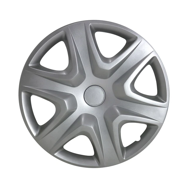 4x Radkappen Radzierblenden Radblenden für Auto 16" Zoll Radkappensatz Silber