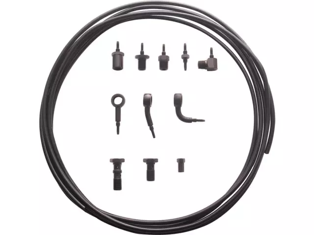 Goodridge Econoline Steel Clear Coated 41.75" Brake Line Kit For 10-12 FLSTFB