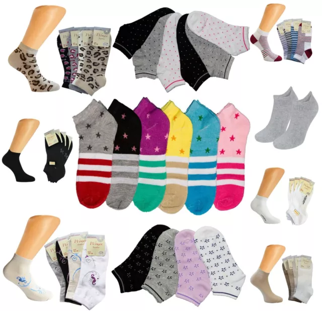 Damen, Sneaker Kurzsocken Sportsocken  Sneakersocken Füßlinge,Sportsocken  X