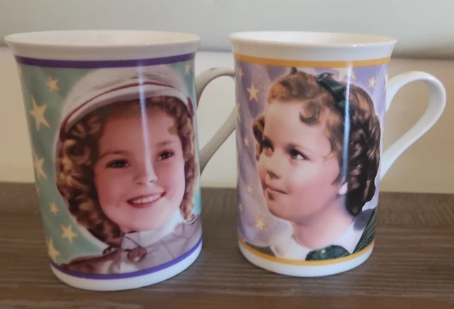 Danbury Mint - Shirley Temple Mugs  WEE WILLIE WINKIE ~ JUST AROUND THE CORNER