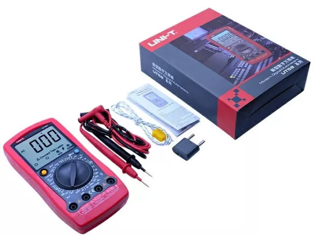 UNI-T UT58C Multimeter DISPLAY+ Voltage Current Resistance Capacitor Temperature